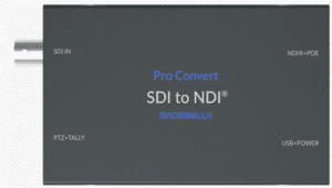 converts one-channel of 3G-SDI input signal into Full ND